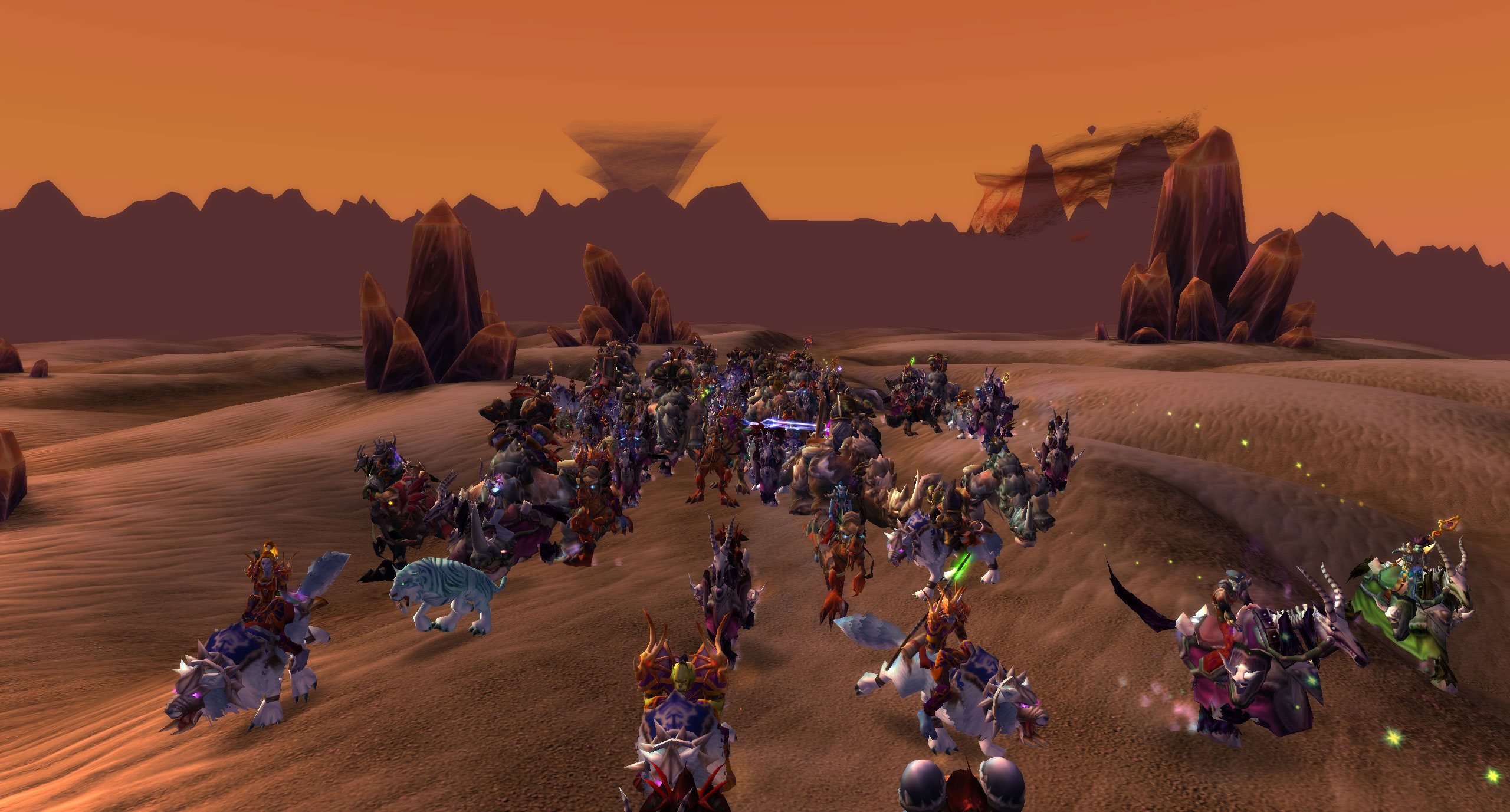 Horde Players in Silithus