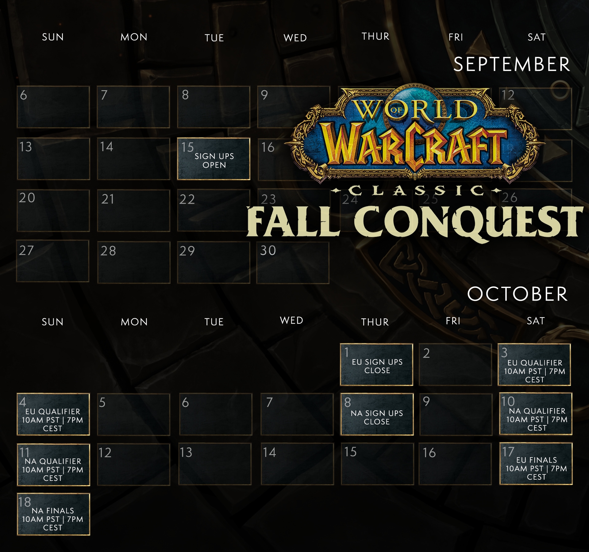 WoW Classic Fall Conquest Schedule.png