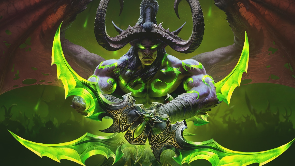 Illidan with Crossed Warglaives