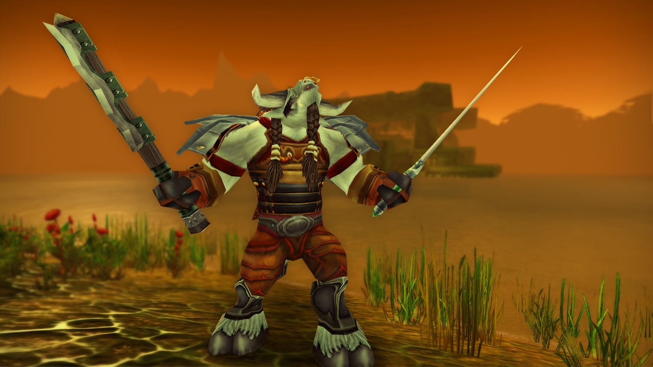 Tauren with Two Swords