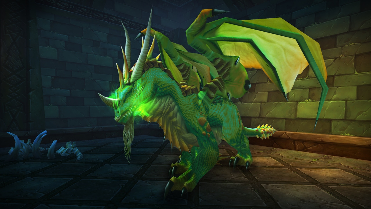 Green Dragon in Sunken Temple