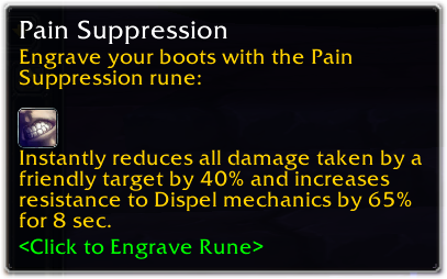 Pain Suppression