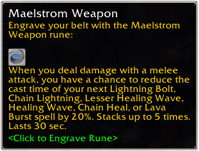 Maelstrom Weapon